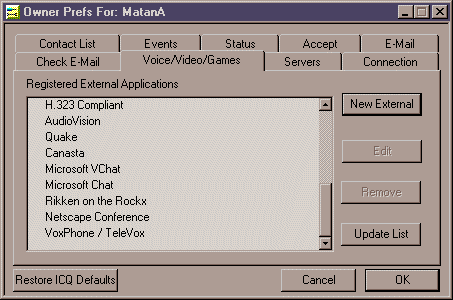  Voice/Video/Games